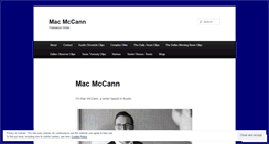 Desktop Screenshot of macmccanntx.com